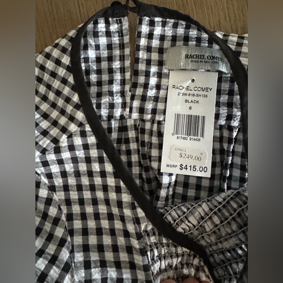 Rachel Comey Gingham Tent Dress- NWT - Picture 5 of 6